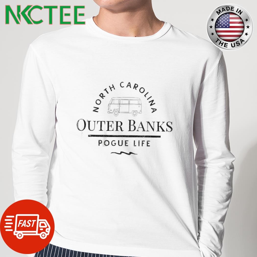 North Carolina outer banks pogue life car graphic shirt, hoodie